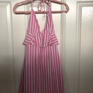 Pink Striped Dress